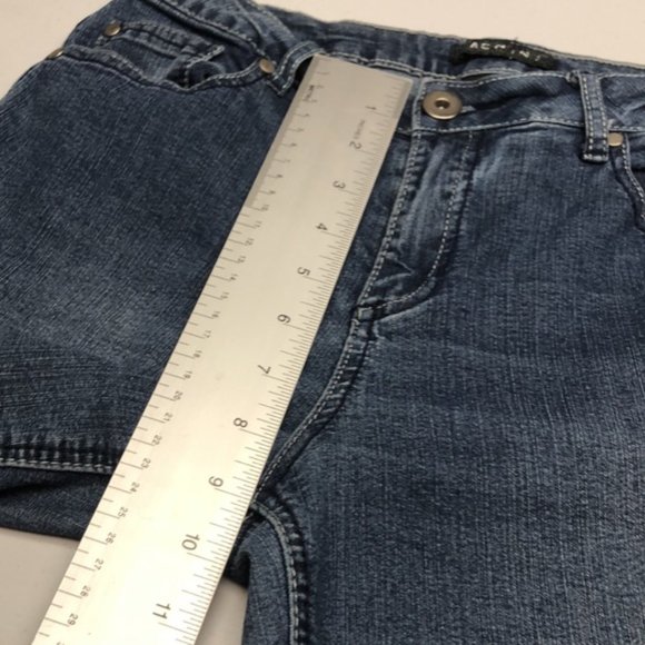 VINTAGE ACCINI BOOTCUT JEANS 8/29x28 DECORATED POCKET 😎 - Picture 5 of 10